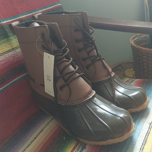 poshmark duck boots